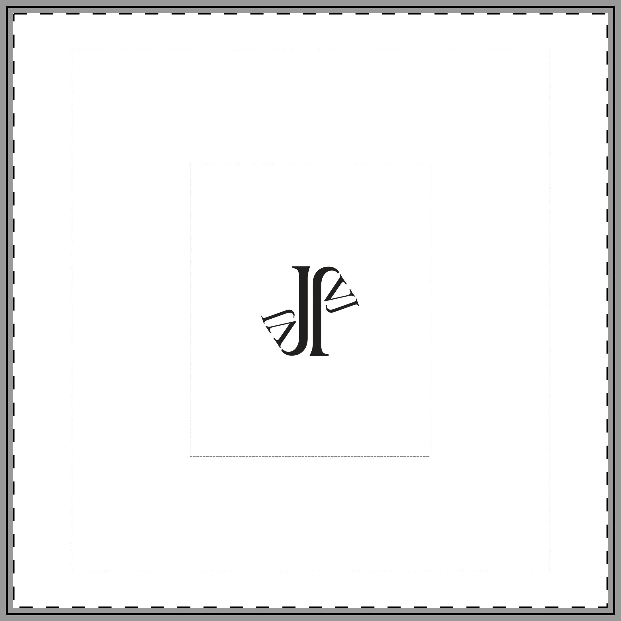 Monogram J Pattern Cotton Comforter