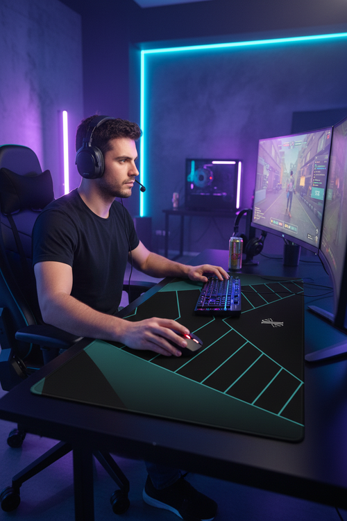 Mockup lifestyle gamer JVJ Brand