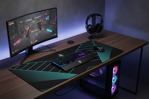 Mockup setup gaming premium JVJ Brand