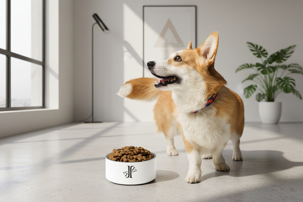 Zona de comedor elegante con bol premium